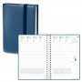 QUOVADIS - Agenda TIME&LIFE LARGE Bleu métal - 16x24cm - 1 semaine sur 2 pages
