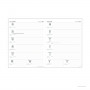 QUOVADIS - Recharge agenda LE PROFESSEUR - 21x27cm - 2 semaines sur 2 pages