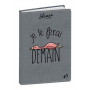 QUOVADIS - Agenda Textagenda 12x17cm Shaman - 1 jour par page - Je le ferai demain