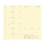 QUOVADIS - Recharge Italnote 8,8x17cm  - 1 semaine sur 1 page Horizontal+NOTE