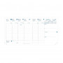 QUOVADIS - Recharge Executif SEPT 16x16cm  - 1 semaine sur 2 pages Vertical