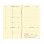 QUOVADIS - Recharge Italsept S 8,8x17cm  - 1 semaine sur 1 page Horizontal+NOTE