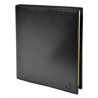 QUOVADIS - Agenda Note 16S 16x16cm Soho - 1 semaine sur 1 page Horizontal+NOTE - Noir Ebène