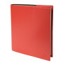 QUOVADIS - Agenda Note 16S 16x16cm Soho - 1 semaine sur 1 page Horizontal+NOTE - Rouge Dali