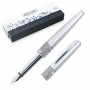 ONLINE - Stylo plume cristaux SWAROVSKI - argent - F (0,3 mm) - BLEU