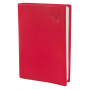 QUOVADIS - Agenda UNIVERSITAIRE 10x15cm - Equology Rouge Cerise 1 - 1 semaine sur 2 pages Vertical