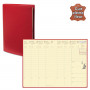 QUOVADIS - Agenda de poche AFFAIRES Prestige cuir pleine fleur  Montebello rouge 10x15cm - 1 semaine sur 2 pages