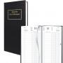 BREPOLS -Agenda de la Banque Jupiter Long 15,4 x 33 cm - Euros et centimes - 1 jour sur 2 pages