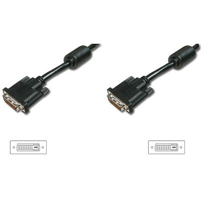 DVI-D 24+1 Kabel Dual Link 5,0 m - DIGITUS
