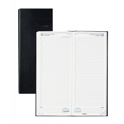 BREPOLS -Agendas Saturnus Travers 13,5x33 cm - 1 jour par page