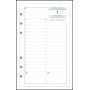 EXACOMPTA - Recharge agenda Exatime 17 - 2eme semestre - 10x17cm - 1 Jour par page