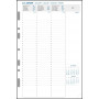 EXACOMPTA - Recharge agenda Exatime 21 - 210x142mm - 1 semaine sur 2 pages - VERTICAL