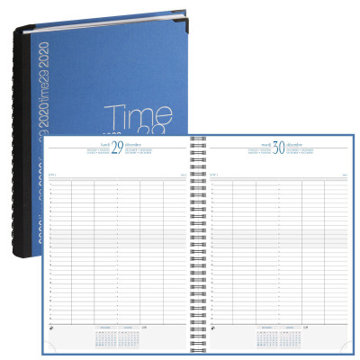 EXACOMPTA - Agenda Time 29W Wire-o SPIRALE - 29,7x21cm - 1 jour par page