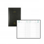 EXACOMPTA - Agenda couronne euros-cents - 17x11cm - 1 Jour par page - NOIR