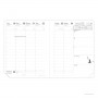 QUOVADIS - Recharge agenda Président® 21 x 27 - 1 semaine sur 2 pages avec répertoire