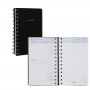 BREPOLS -Agenda Breform - 10x16,5cm - 1 jour par page couverture noir Polypro