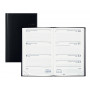 BREPOLS -Agenda Saturnus - 13,3x21cm - 1 semaine sur 2 pages couverture noir Lima