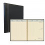 BREPOLS -Agenda Concorde - 21x27cm - 1 semaine sur 2 pages couverture noir Palermo
