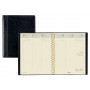 BREPOLS -Agenda Timing - 17,2x22cm - 1 semaine sur 2 pages couverture noir Palermo