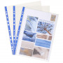 100x Pochettes perforées A4 lisses EXACOMPTA - Stop Doc - TRANSPARENT