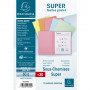 30x Sous-chemises 22x31cm recyclées EXACOMPTA - SUPER 60 - 60g - (COLORIS ASSORTIS)