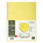 25x Chemises soufflet recyclées EXACOMPTA - dos 30mm - 320g - JAUNE