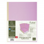 25x Chemises soufflet recyclées EXACOMPTA - dos 30mm - 320g - LILAS