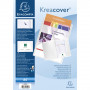 100x Chemises personnalisable EXACOMPTA - Kreacover - PP - BLANC