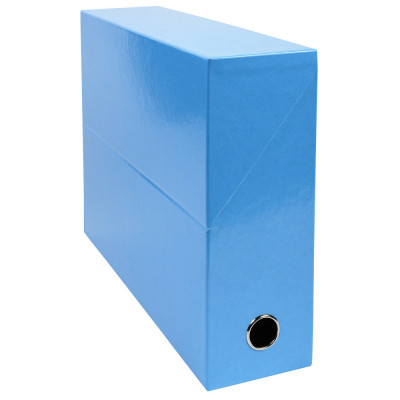 Boîte transfert EXACOMPTA Iderama - 250x90x330mm - BLEU CLAIR