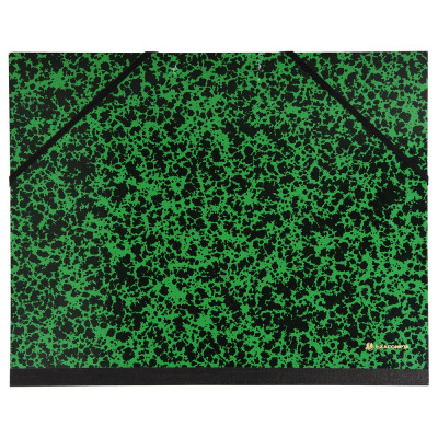 Carton à dessin EXACOMPTA - 26x33cm - capacité 30mm - NOIR/VERT
