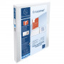 Classeur personnalisable 4 anneaux A4+ EXACOMPTA Kreacover dos 34mm - BLANC