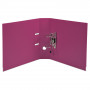 Classeur 2 anneaux levier A4 PP - EXACOMPTA - dos 80mm - FUCHSIA