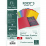 10x Chemises 24x32cm EXACOMPTA ROCK\'S - 210g - (COLORIS ASSORTIS)