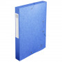 Boîte classement carton EXACOMPTA Cartobox - 24x32cm dos 40mm - BLEU