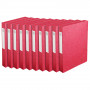 Boîte classement carton EXACOMPTA Cartobox - 24x32cm dos 40mm - ROUGE