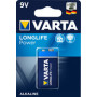 1x piles VARTA alcaline LONGLIFE Power - 9V - 1,5v