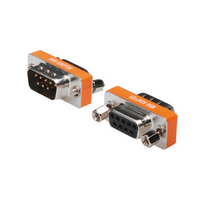 Adaptateur null modem fiche mâle Sub-D 9 broches - fiche femelle Sub-D 9 broches - DIGITUS