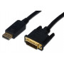 Câble adaptateur DisplayPort DP - DVI-D 24+1 2,0 m - DIGITUS