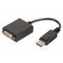 Câble adapteur DisplayPort - DVI-I 0,15 m- DIGITUS