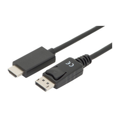 Câble d\'adaptateur DisplayPort 1.2 DP - HDMI-A - 1 m - DIGITUS