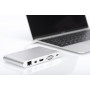 Docking Station universelle USB-C argent- DIGITUS