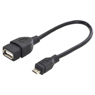 Câble adaptateur USB 2.0 OTG micro USB-B - USB-A- DIGITUS