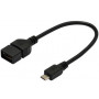 Câble adaptateur USB 2.0 micro USB-B - USB-A 0,2 m - DIGITUS