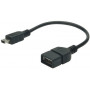 Câble adaptateur USB 2.0 mini USB-B - USB-A 0,2 m- DIGITUS