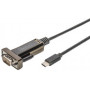 Adaptateur USB 2.0 USB-C - RS232- DIGITUS