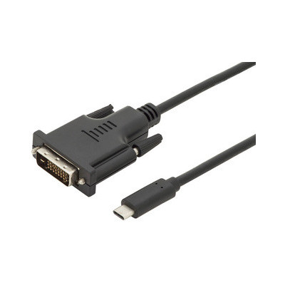 Câble adaptateur USB Type-C Type-C - DVI 2,0m- DIGITUS