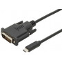 Câble adaptateur USB Type-C Type-C - DVI 2,0m- DIGITUS