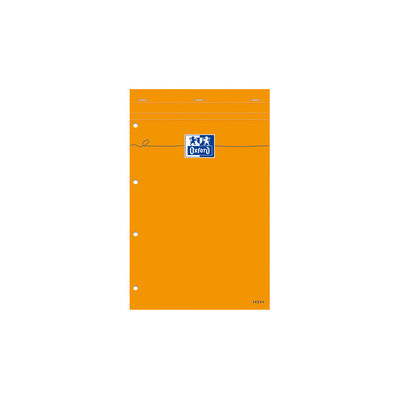 Blocs-notes 21x31,5cm - OXFORD- 80 feuilles grands carreaux SéyèsORANGE