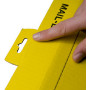 smartboxpro Carton d\'expédition MAIL BOX, taille: XS, jaune