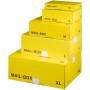 smartboxpro Carton d\'expédition MAIL BOX, taille: L, jaune
